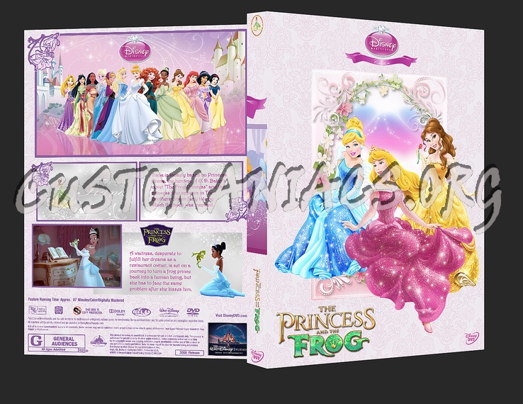 The Princess and the Frog - Disney Princess Collection dvd cover