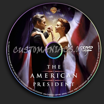 The American Presiden dvd label