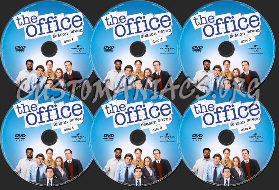 The Office Season 7 dvd label