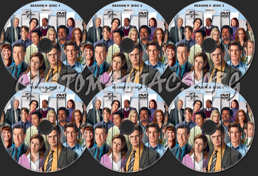 The Office Season 9 dvd label