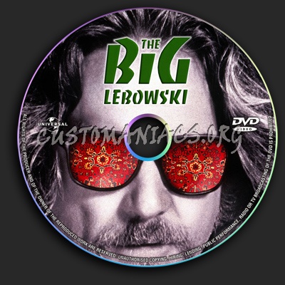 The Big Lebowski dvd label