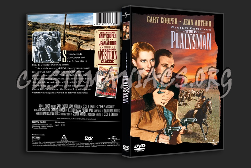 The Plainsman (1937) dvd cover