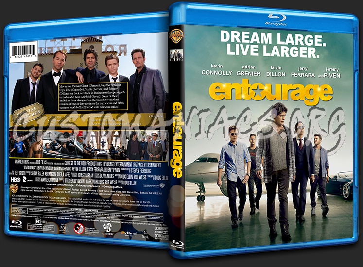 Entourage (2015) blu-ray cover