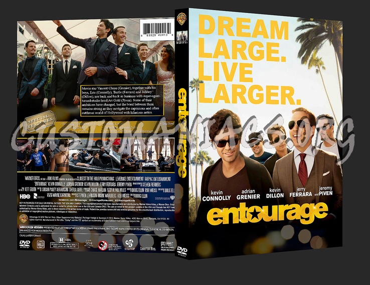 Entourage (2015) dvd cover