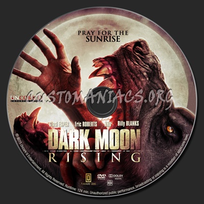 Dark Moon Rising (2015) dvd label