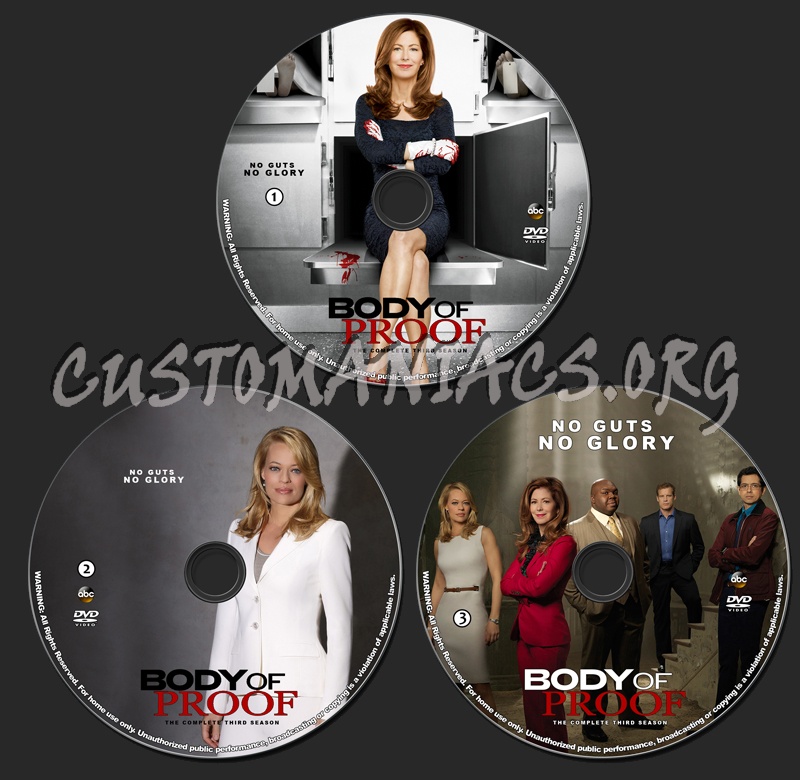 Body of Proof - Season 3 dvd label