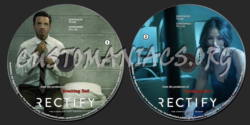 Rectify - Season 1 dvd label