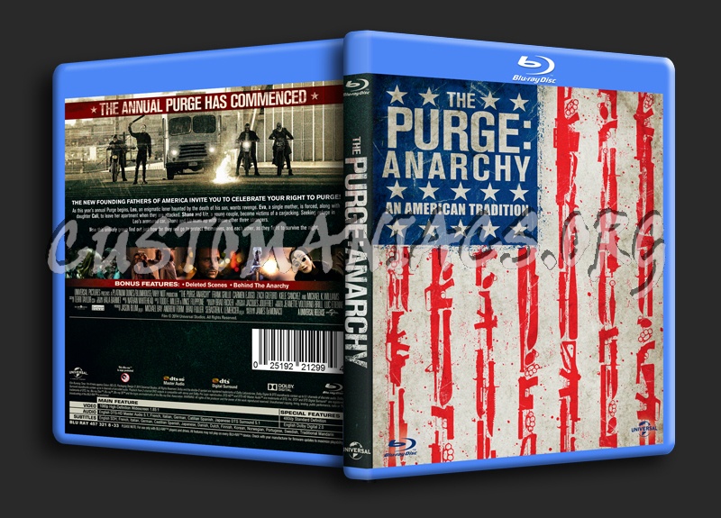 The Purge Anarchy blu-ray cover