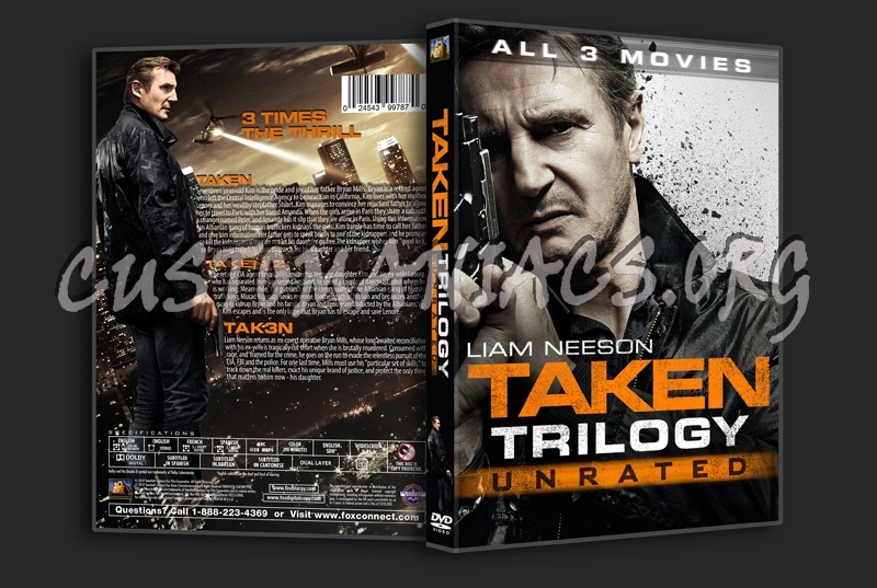 Taken Trilogy dvd cover