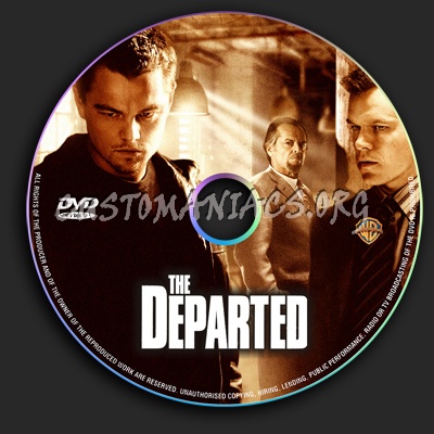 The Departed dvd label