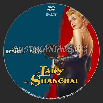 The Lady From Shanghai dvd label