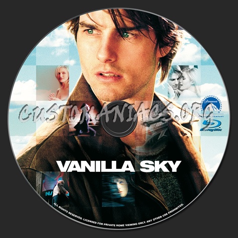 Vanilla Sky blu-ray label