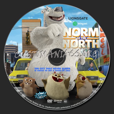 Norm of the North dvd label