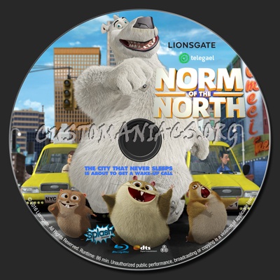 Norm of the North blu-ray label