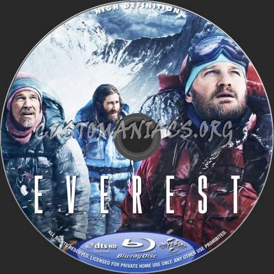 Everest blu-ray label