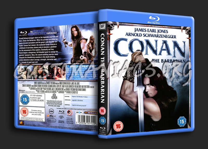 Conan the Barbarian (1981) blu-ray cover