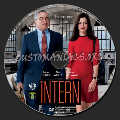 The Intern dvd label