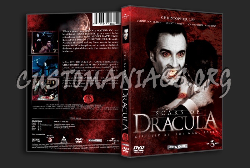 The Scars of Dracula dvd cover