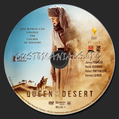 Queen of the Desert dvd label