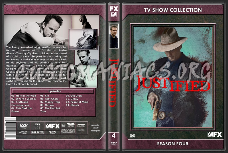 Justified Season 4 dvd cover