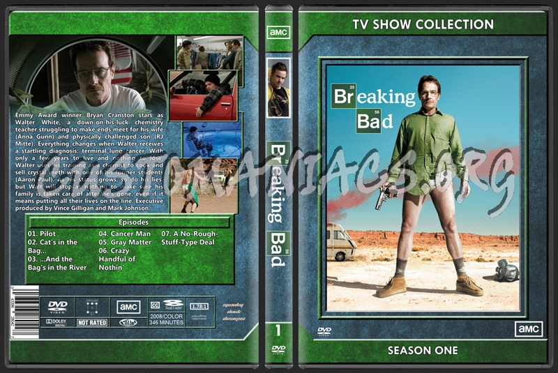Breaking Bad Season 1 dvd cover