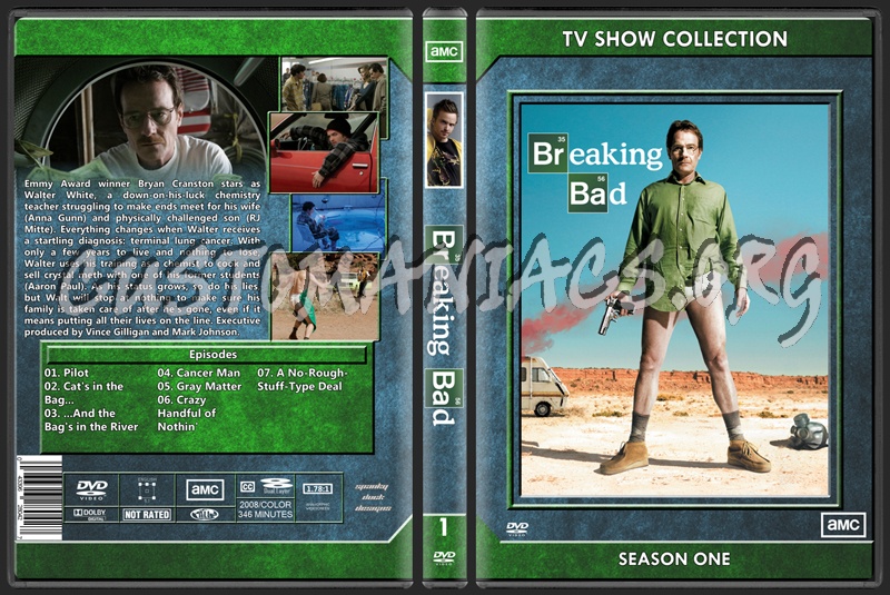 Breaking Bad Season 1 dvd cover
