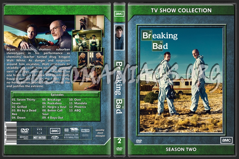 Breaking Bad Season 2 dvd cover