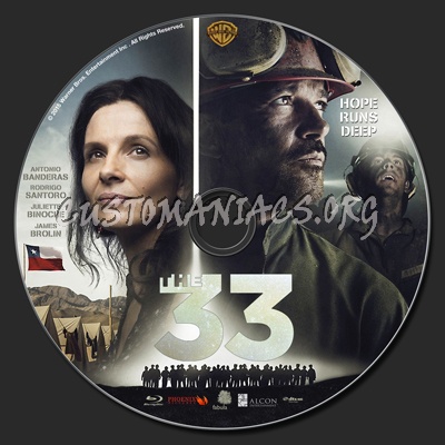 The 33 blu-ray label