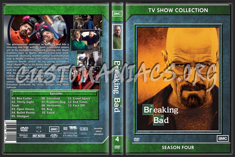 Breaking Bad Season 4 dvd cover