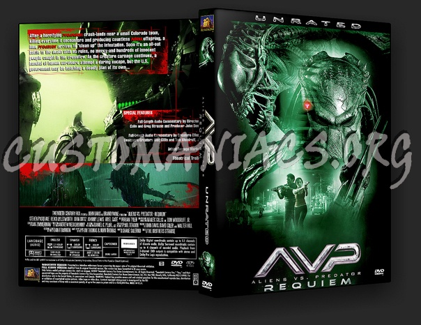 AVP2: Aliens Vs Predator - Requiem dvd cover