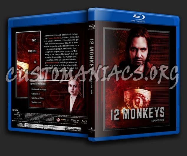 12 Monkeys (2015) - Season 1 blu-ray cover