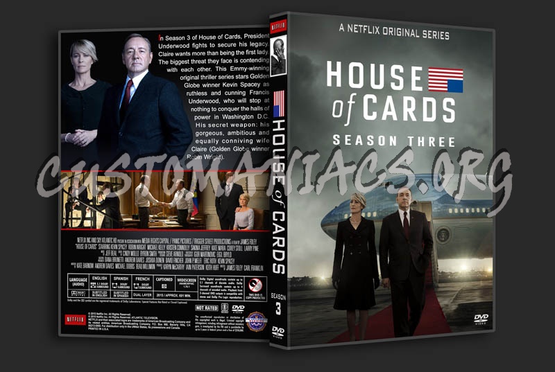 House of Cards - Season 3 dvd cover