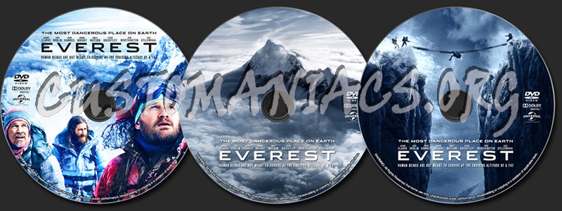Everest (2015) dvd label