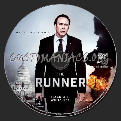 The Runner (2015) dvd label