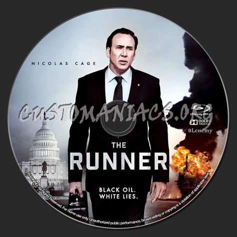 The Runner (2015) blu-ray label