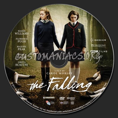 The Falling dvd label