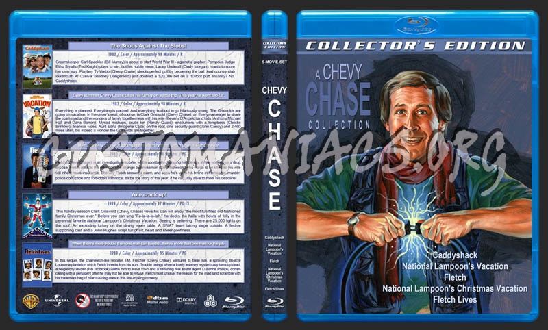Chevy Chase Collection blu-ray cover