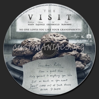 The Visit blu-ray label