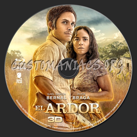 El Ardor (3D) blu-ray label