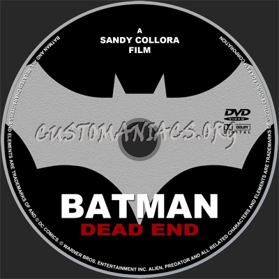 Batman: Dead End (2003) dvd label