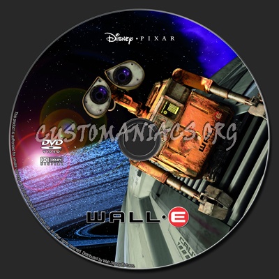 Wall-E dvd label