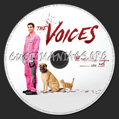 The Voices blu-ray label