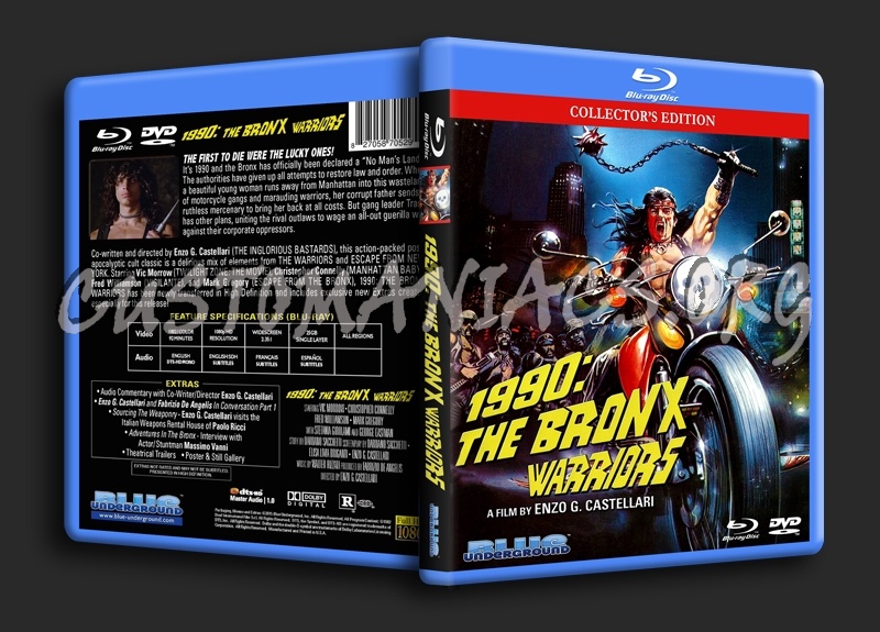 1990: The Bronx Warriors blu-ray cover