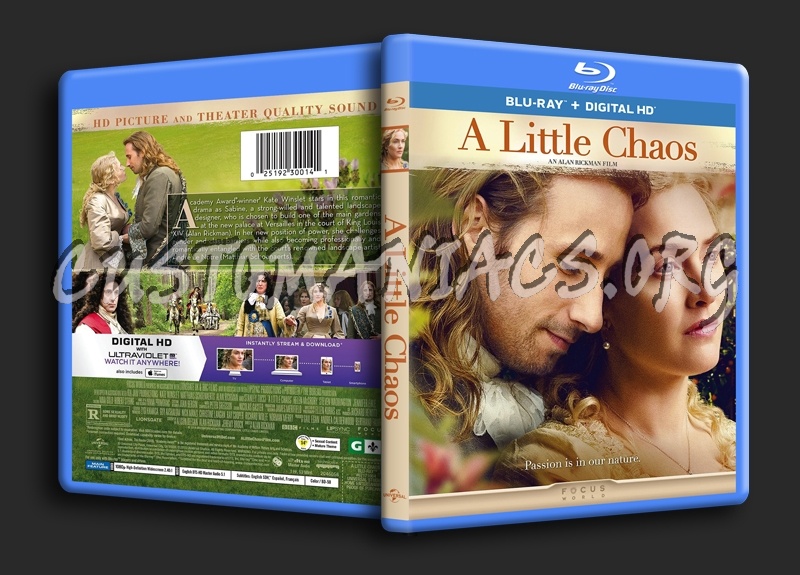 A Little Chaos blu-ray cover
