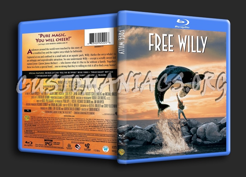 Free Willy blu-ray cover