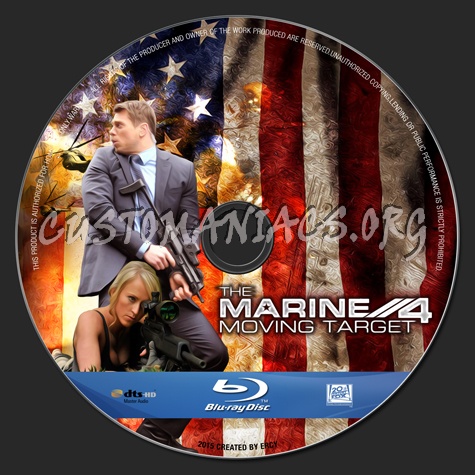 The Marine 4 - Moving Target blu-ray label