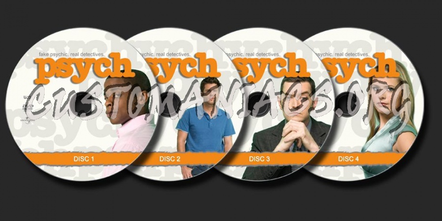 Psych Season two dvd label