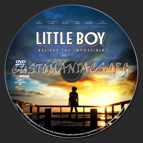 Little Boy (2015) dvd label
