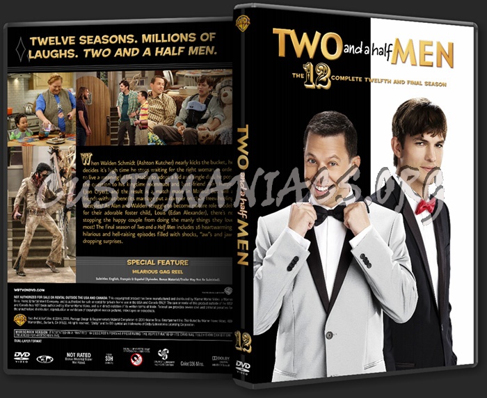 Two and a half men - Season 12 dvd cover