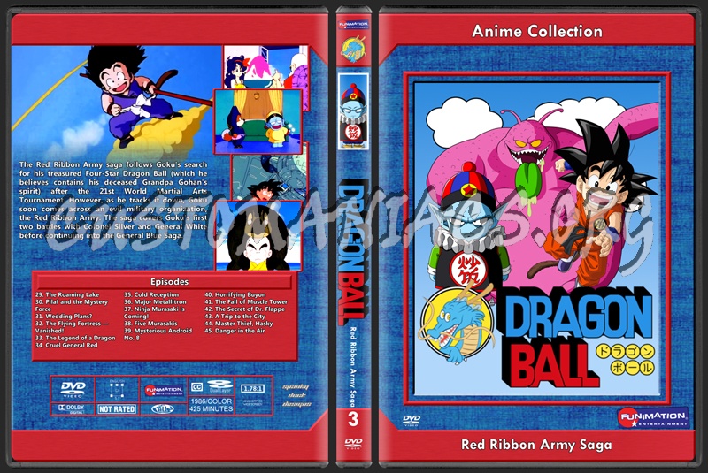 Dragon Ball Vol. 3 Red Ribbon Army Saga dvd cover